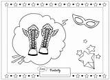 Lottie Colouring Super Doll Activities Fun sketch template