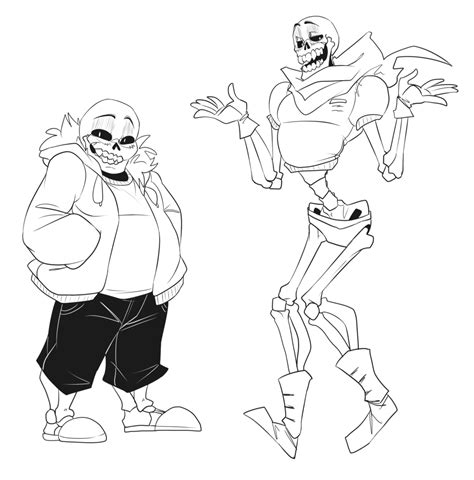 undertale coloring pages papyrus inactive zone