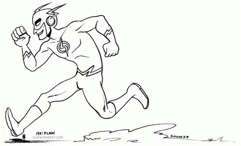 coloring pages flash superhero coloring home