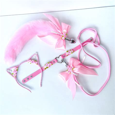 Exclusive Sexy Kitten Play Set Bdsm Sexy Pink Kitty Costume Etsy