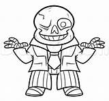 Sans Coloring Pages Papyrus Undertale Epic Color Getdrawings Printable Getcolorings Clipartmag Drawing sketch template