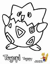 Pokemon Togepi Coloring Pages Color Bubakids Thousands Regards Photographs Through Cartoon Choose Board sketch template