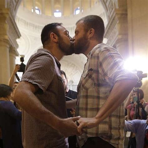california gay marriage couple wed world news