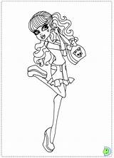 Dinokids Monster High Coloring Pages Close sketch template