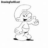 Draw Smurf Drawingforall Stepan Ayvazyan sketch template