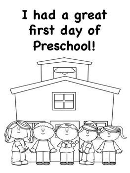 day  preschool coloring pages preschool  day  day