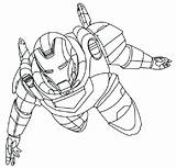 Iron Man Head Coloring Pages Drawing Getdrawings Avengers sketch template