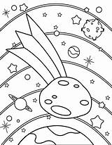 Coloring Asteroid Pages Printable Museprintables sketch template
