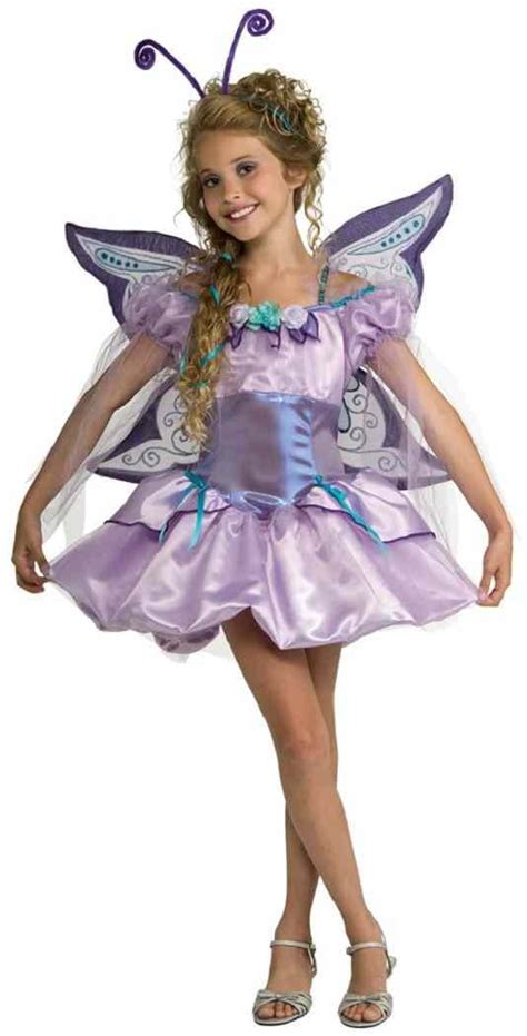 Butterfly Purple Fairy Pixie Princess Fancy Dress Halloween Tween Teen