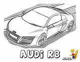 R8 Quattro Yescoloring Spyder Rollin Malvorlage Coloriages Q5 Stargames sketch template