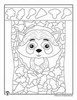 Hidden Animals Kids Animal Pages Easy Printable Activity Activities Color Woojr Coloring Artículo sketch template