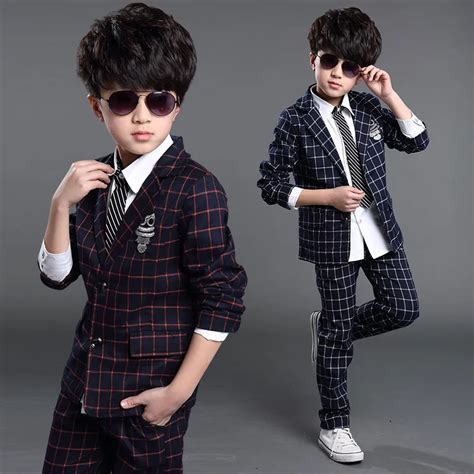 formal childrens suits clothing set boys  pieces coatpants