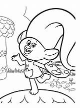 Trolls Coloring Pages Colouring Movie Troll A4 Kids Color Para Colorear Doll Printable Print Dibujos Online Harper Fun Book Ausmalbilder sketch template