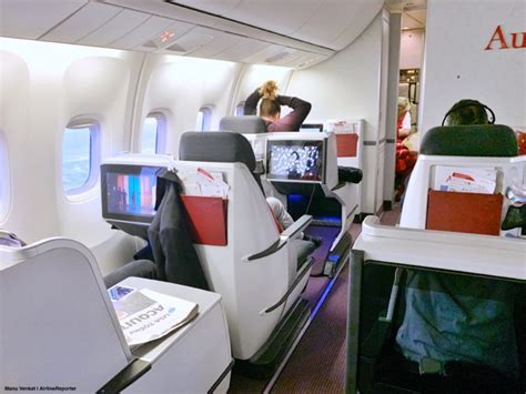 doco show austrian airlines  business class review
