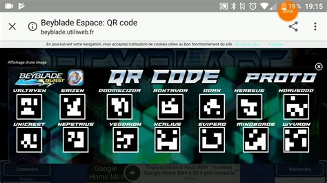 des qr code pour beyblade burst le jeu youtube