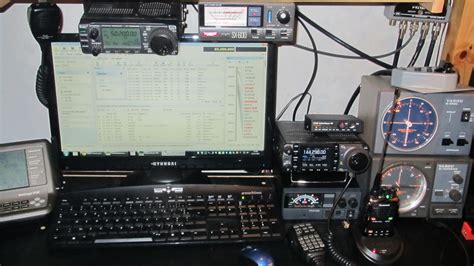 my ham radio shack and equipment f1jxq