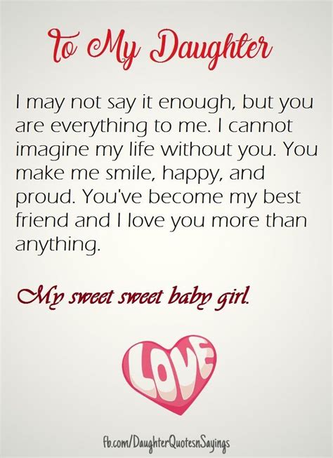 Pin By Michelle Ann On Words For My Daughter Love You Daughter Quotes