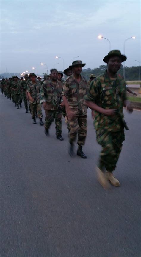chief of army staff buratai leads soldiers for early