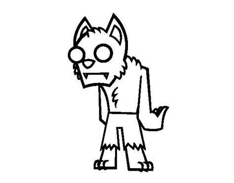 werewolf zombie coloring page coloringcrewcom