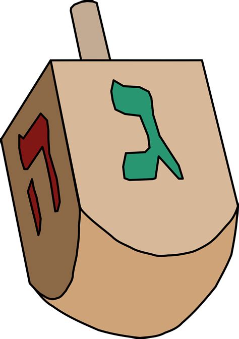 clipart simple dreidel