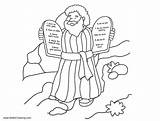 Commandments Ten Coloring Pages Drawing Line Kids Printable Color Sheet Drawings Paintingvalley sketch template