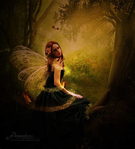 enchanted forest fairy  demeters  deviantart