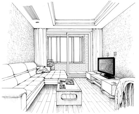 interior drawing  jyf  deviantart