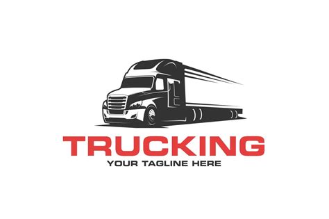 trucking logo creative logo templates creative market
