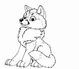 Wolf Coloring Pages Pup Cute Puppy Anime Printable Howling Jam Arctic Animal Baby Color Getcolorings Getdrawings Colorings Print Template sketch template