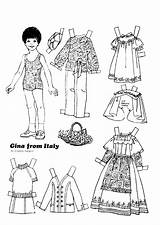 Dolls Colouring Tate sketch template
