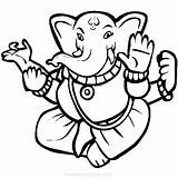 Ganesha Xcolorings 728px 78k sketch template