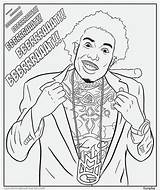 Rapper Gunplay Homies Kleurplaten Tupac Migos Homie Colorear Dibujos Rappers Raperos Bezoeken Downloaden Uitprinten Kleurplaat sketch template
