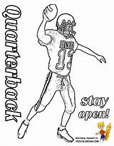 Coloring Football Pages Kids Printable Quarterback American Player Jersey Fitness Alabama People Yescoloring Blank Bossy Boys Sheets Print Popular Sports sketch template