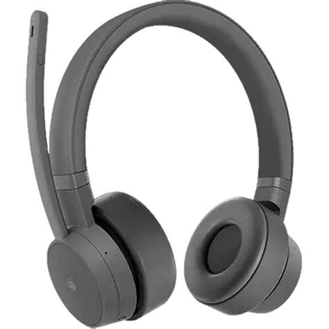 lenovo  wireless anc  ear headset storm gray gxdc