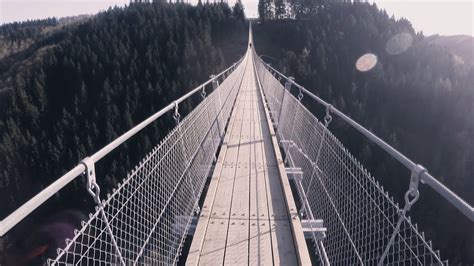 longest suspension bridge germany geierlay hunsrueck germany youtube