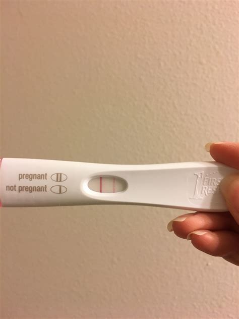 Pregnancy Test False Positive First Response Faint Line