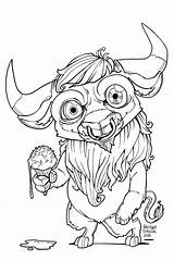 Minotaur Coloring Nian Monster Pages Colouring Getcolorings Designlooter Color 354px 93kb sketch template