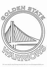 Warriors Golden State Nba Coloring Logo Draw Pages Step Drawing Drawings Easy Learn Tutorials Teams Printable August Color Sports Getdrawings sketch template