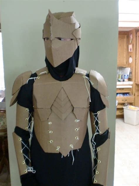 cardboard costume costumes armor