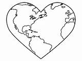 Earth Coloring Pages Printable Recycle Clipart Heart Globe Recycling Reduce Reuse Clip Sheet Kids Cliparts Colouring Bin Planet Getdrawings Broken sketch template