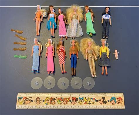 12 Vintage Glamour Gals Doll Lot Kenner Cpg 1981 Mini Barbie Doll Lot