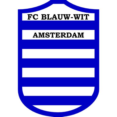 blauw wit sv nijmegen logo  png