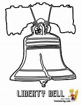 Coloring Bell Liberty Printable Pages July Popular Getcolorings Kids Tall Stand sketch template