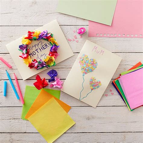 simple mothers day card ideas  kids hobbycraft