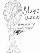 Adagio Dazzle sketch template