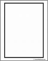 Rectangle Colorwithfuzzy sketch template