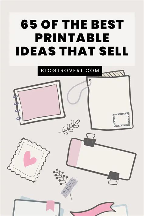 printable ideas  sell helpful tips  create