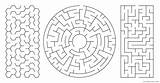 Maze Coloring4free sketch template