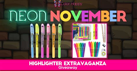 coloring highlighter extravaganza giveaway julies freebies