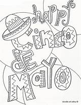Mayo Cinco Coloring Pages Doodle Alley Happy Kids Sheets Printable Print Preschool Activities Crafts Adult Getdrawings sketch template